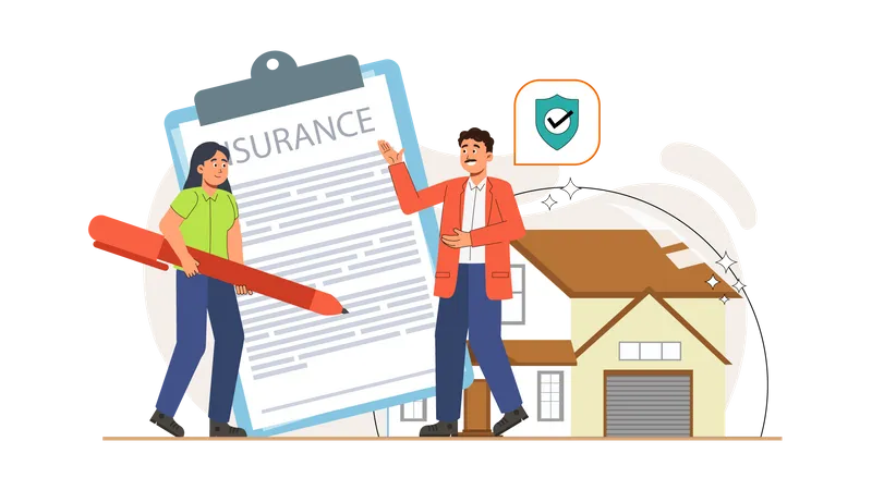Home Insurance Illustration