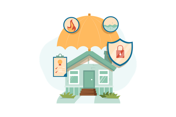 Home Insurance  Illustration