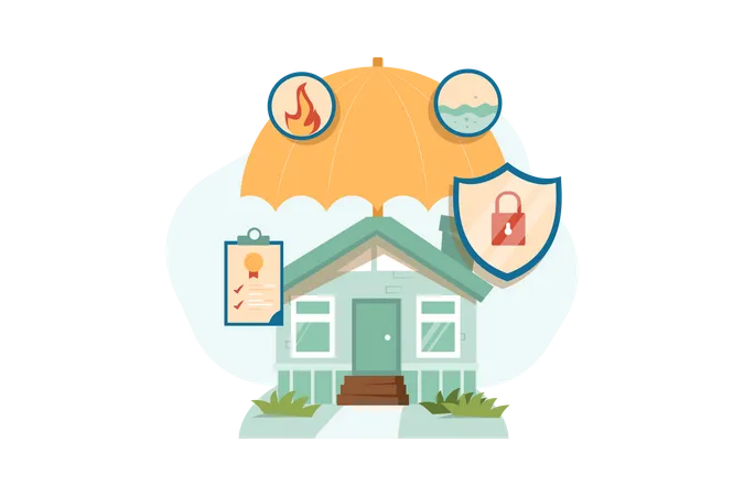 Home Insurance  Illustration