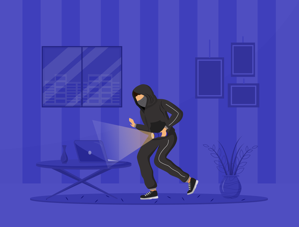 Home invasion  Illustration