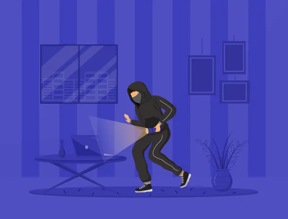 Home invasion  Illustration