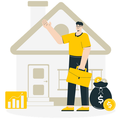 Home Investment  Illustration
