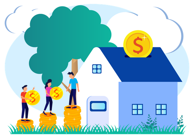 Home Investment Growth  Illustration