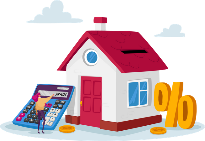 Home loan EMI payment Illustration