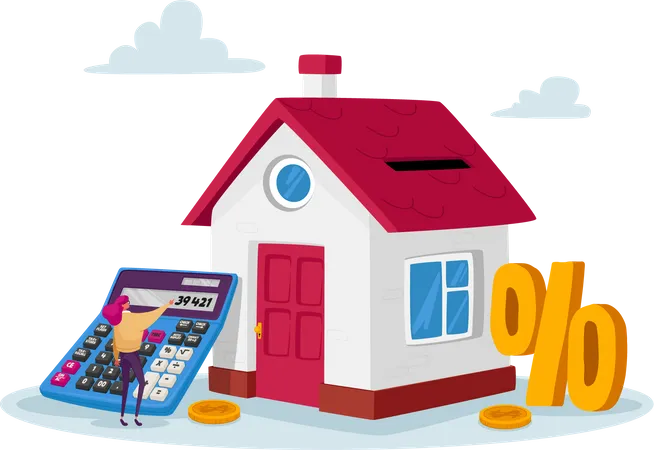 Home loan EMI payment  Illustration