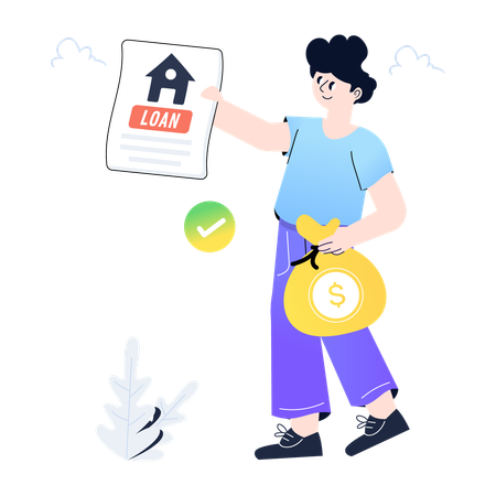 Home Loan  Illustration
