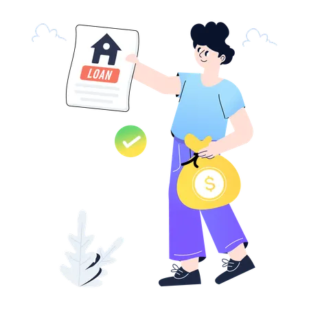 Home Loan  Illustration