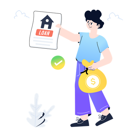 Home Loan  Illustration