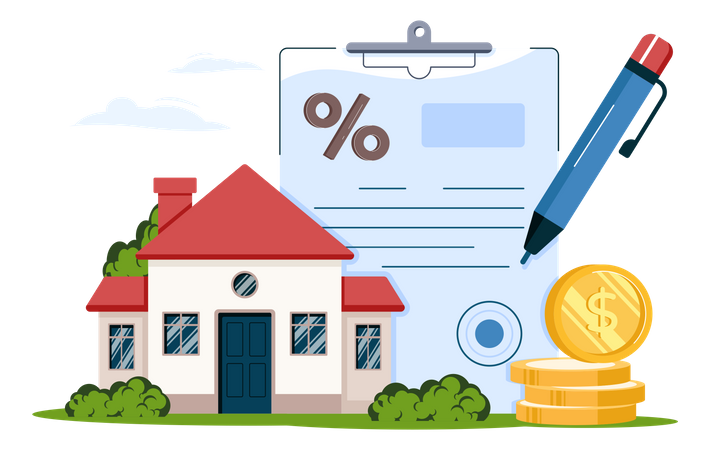 Home Loan  Illustration