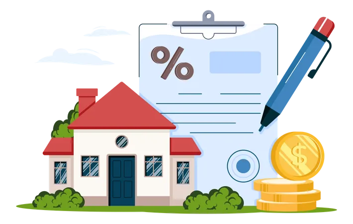 Home Loan  Illustration