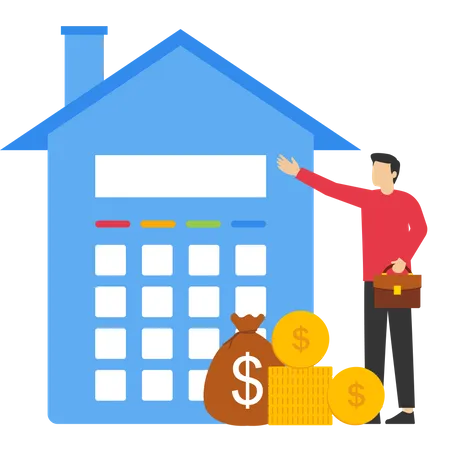 Home loans  Illustration