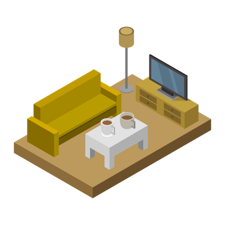 Home lounge  Illustration