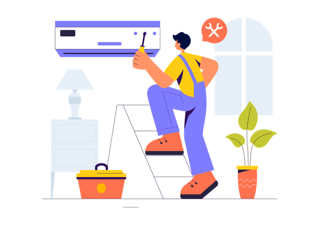 Home Maintenance  Illustration