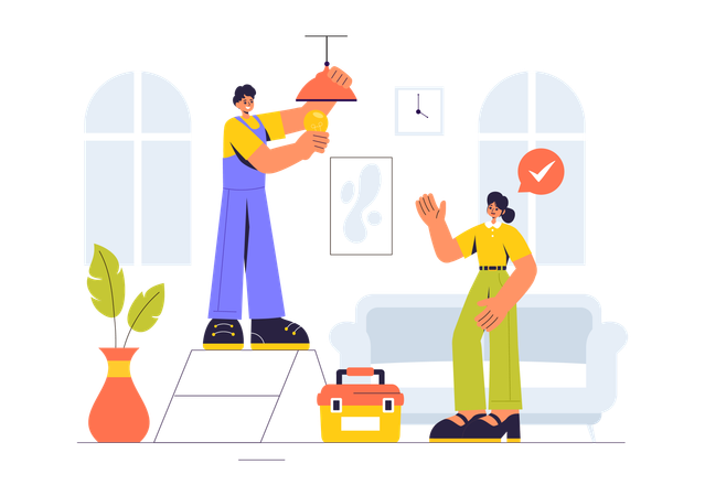 Home Maintenance  Illustration