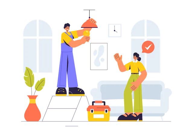 Home Maintenance  Illustration