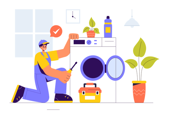 Home Maintenance  Illustration