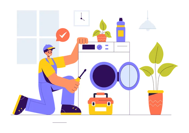 Home Maintenance  Illustration