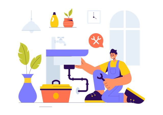 Home Maintenance  Illustration