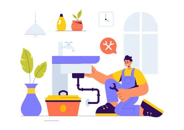 Home Maintenance  Illustration