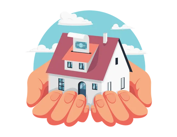 Home mortgage Illustration