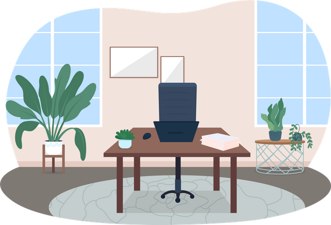 Home office Illustration