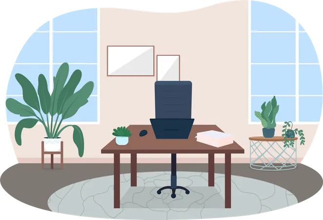 Home office  Illustration