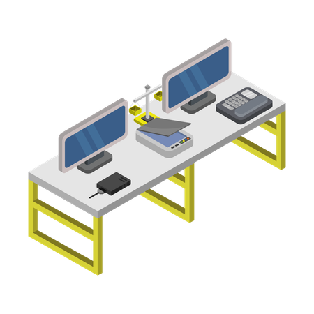 Home office  Illustration