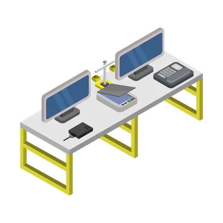 Home office  Illustration