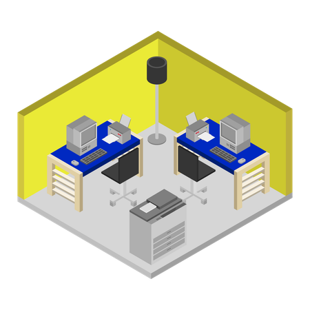 Home office  Illustration