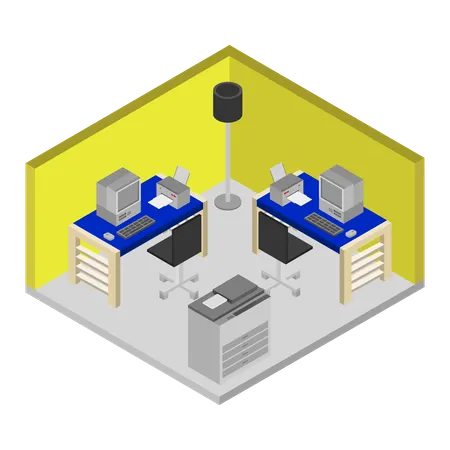 Home office  Illustration