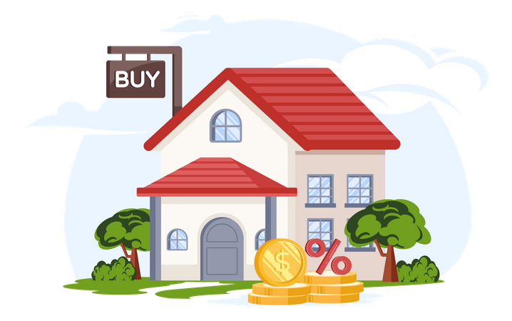 Home Price Illustration