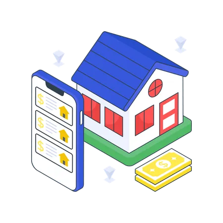 Home Price List  Illustration