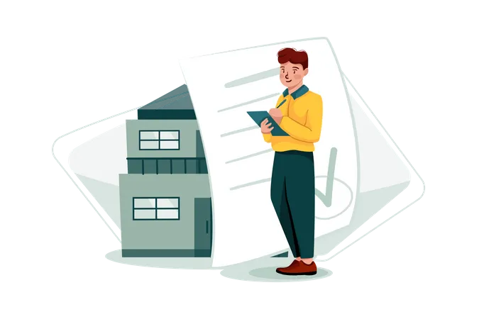 Home Property Certificate  Illustration