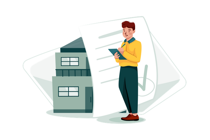 Home Property Certificate  Illustration