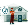 illustrations of home protection