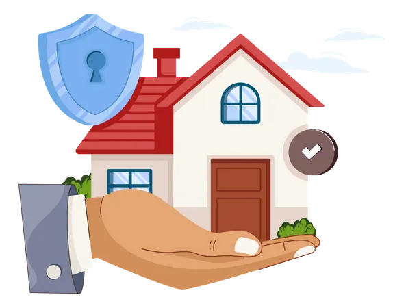 Home Protection  Illustration