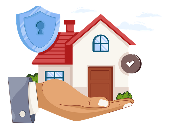 Home Protection  Illustration