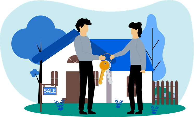 Home purchase deal Illustration
