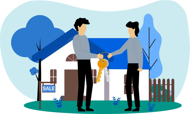 Home purchase deal  Illustration