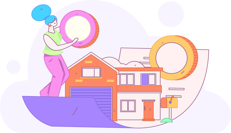 Home Purchase  Illustration