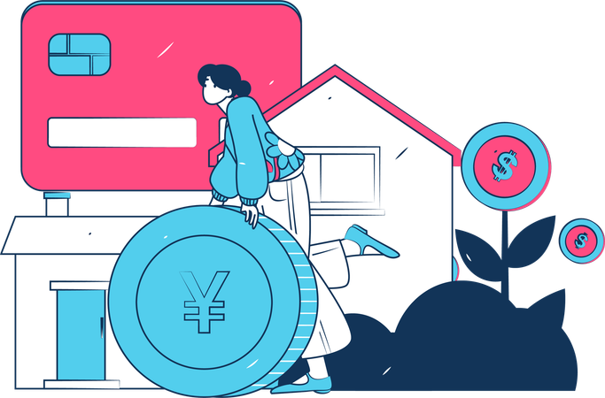 Home Purchase  Illustration