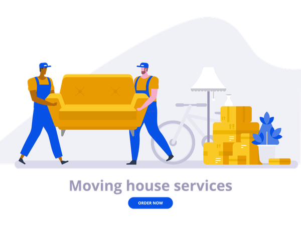 Home Relocation  Illustration