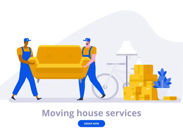 Home Relocation  Illustration