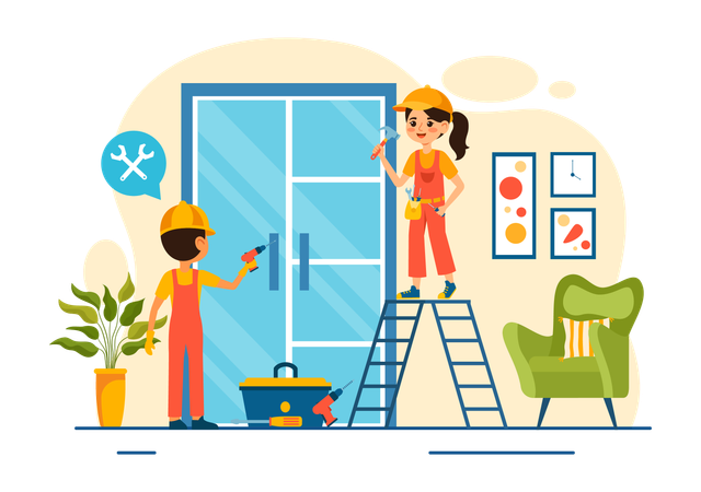 Home Repair  Illustration