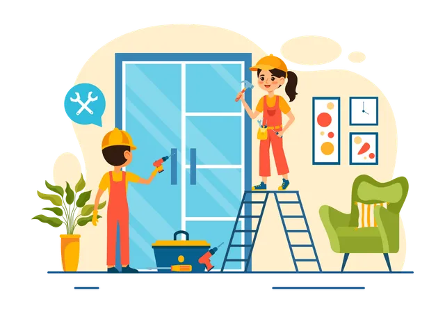 Home Repair  Illustration