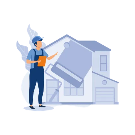 Home Repair Service Illustration