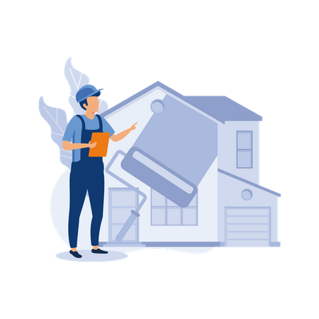 Home Repair Service  Illustration