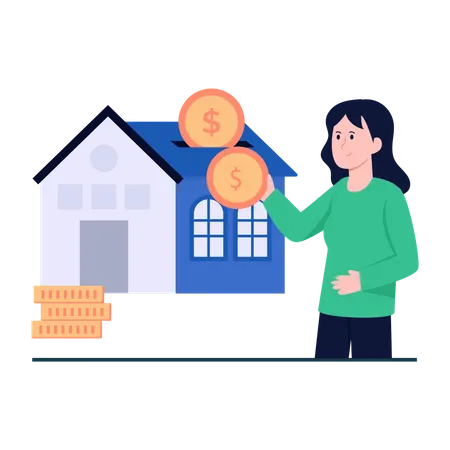 Home Savings Illustration