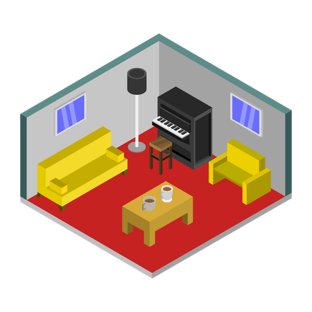 Home studio  Illustration