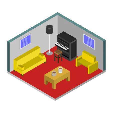Home studio  Illustration